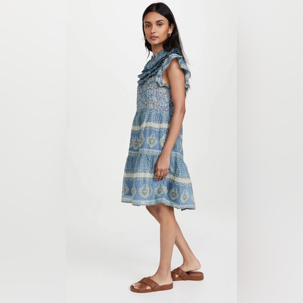 Sea New York Margot Border Tiered Floral Dress